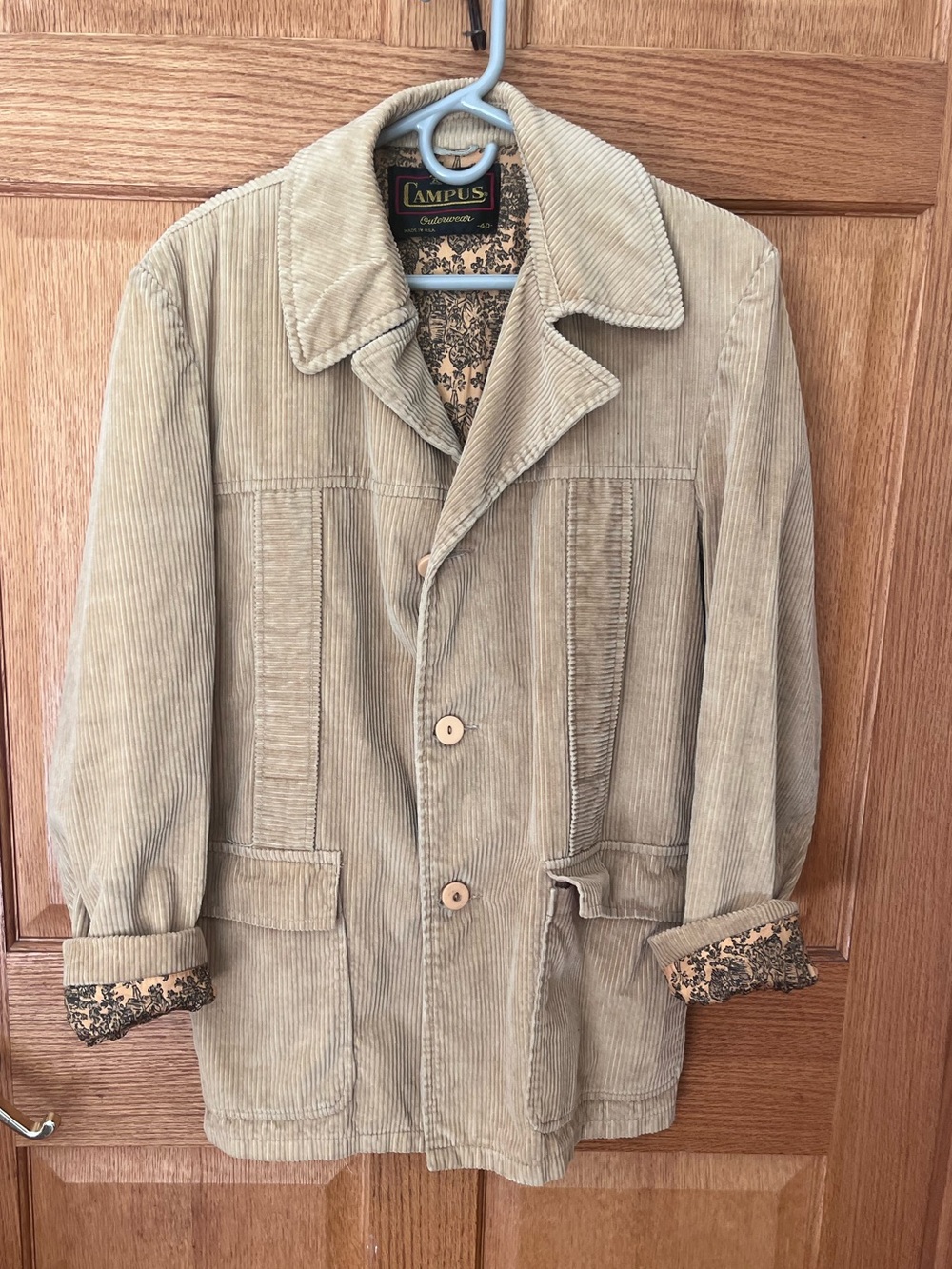 Vintage Campus Corduroy Jacket